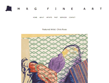 Tablet Screenshot of mrgfineart.com